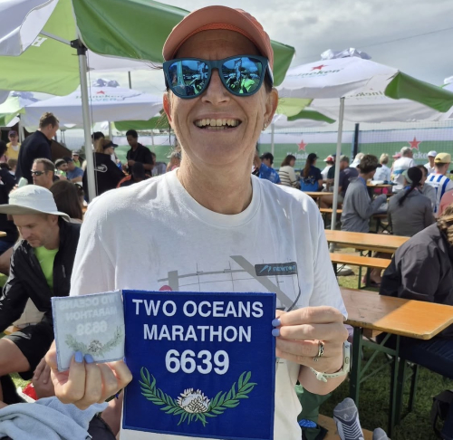 Congrats to Sally Bevington for completing her 10th TTOM and receiving her blue number!
